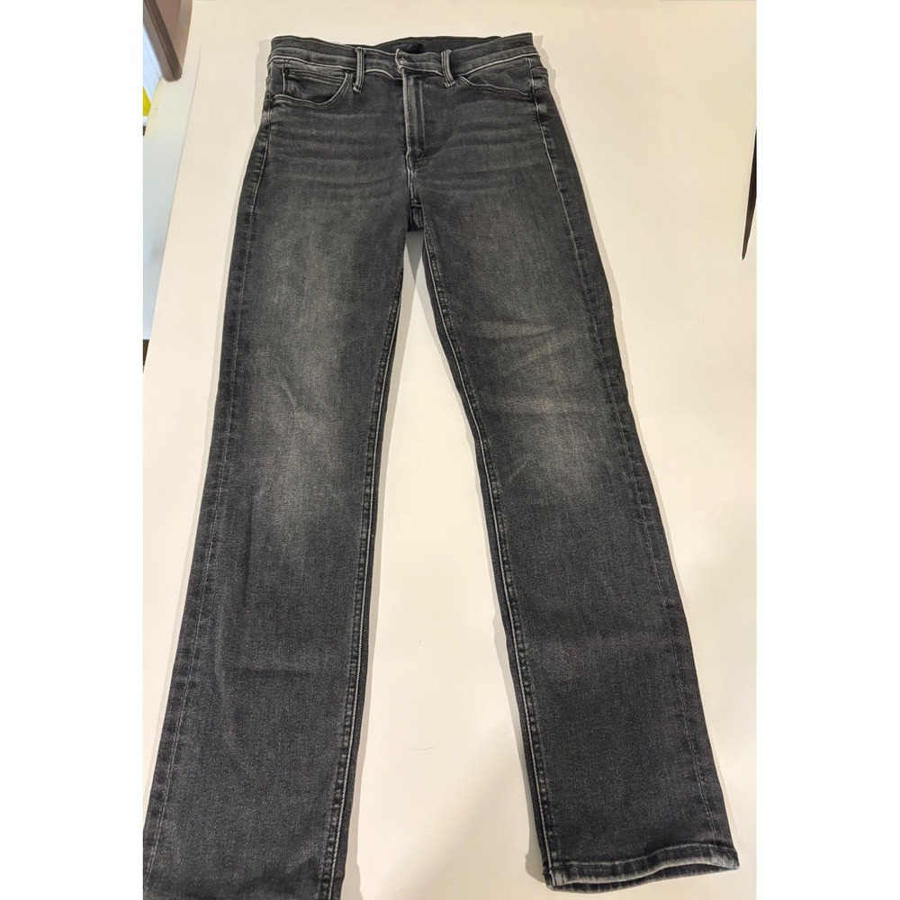 MOTHER The Mid Rise Dazzler Ankle Jeans Size 28 Faded Black Slim Straight Denim